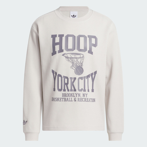 adidas Originals阿迪三叶草2025男子HYC LS TEE针织无领长TKE6111