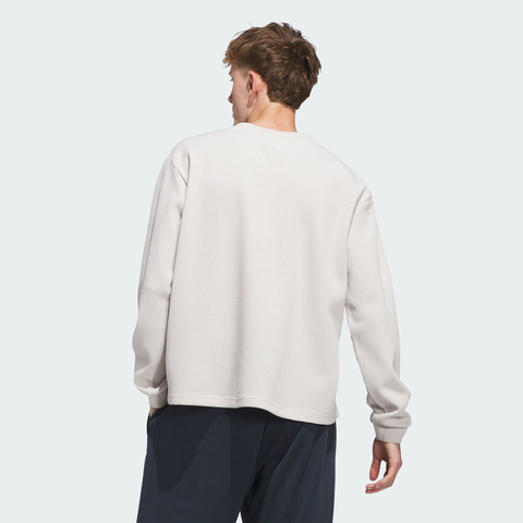 adidas Originals阿迪三叶草2025男子HYC LS TEE针织无领长TKE6111