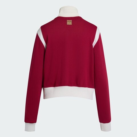 adidas Originals阿迪三叶草2025女子CC SW TT W针织无帽外套KG8221