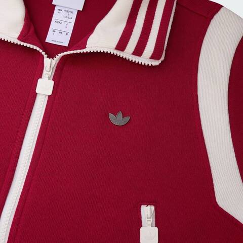 adidas Originals阿迪三叶草2025女子CC SW TT W针织无帽外套KG8221