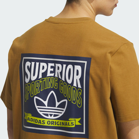 adidas Originals阿迪三叶草2025男子WABASH TEE 2针织无领短TKD1851