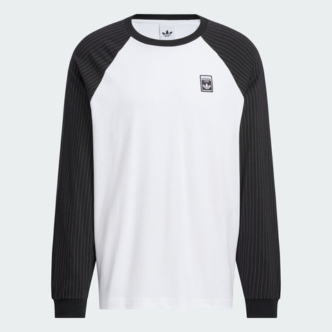 adidas Originals阿迪三叶草2025男子WABASH TEE 3针织无领长TKD1854