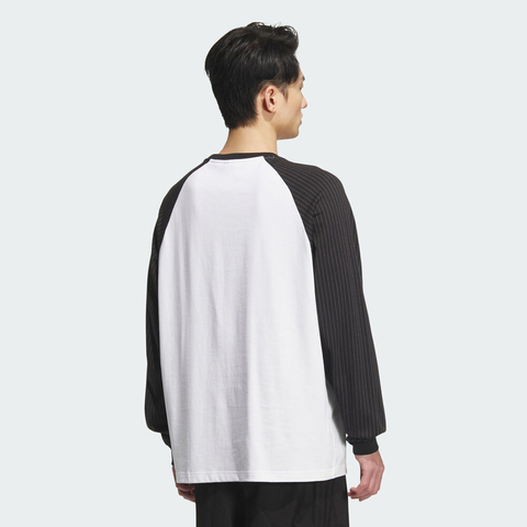 adidas Originals阿迪三叶草2025男子WABASH TEE 3针织无领长TKD1854