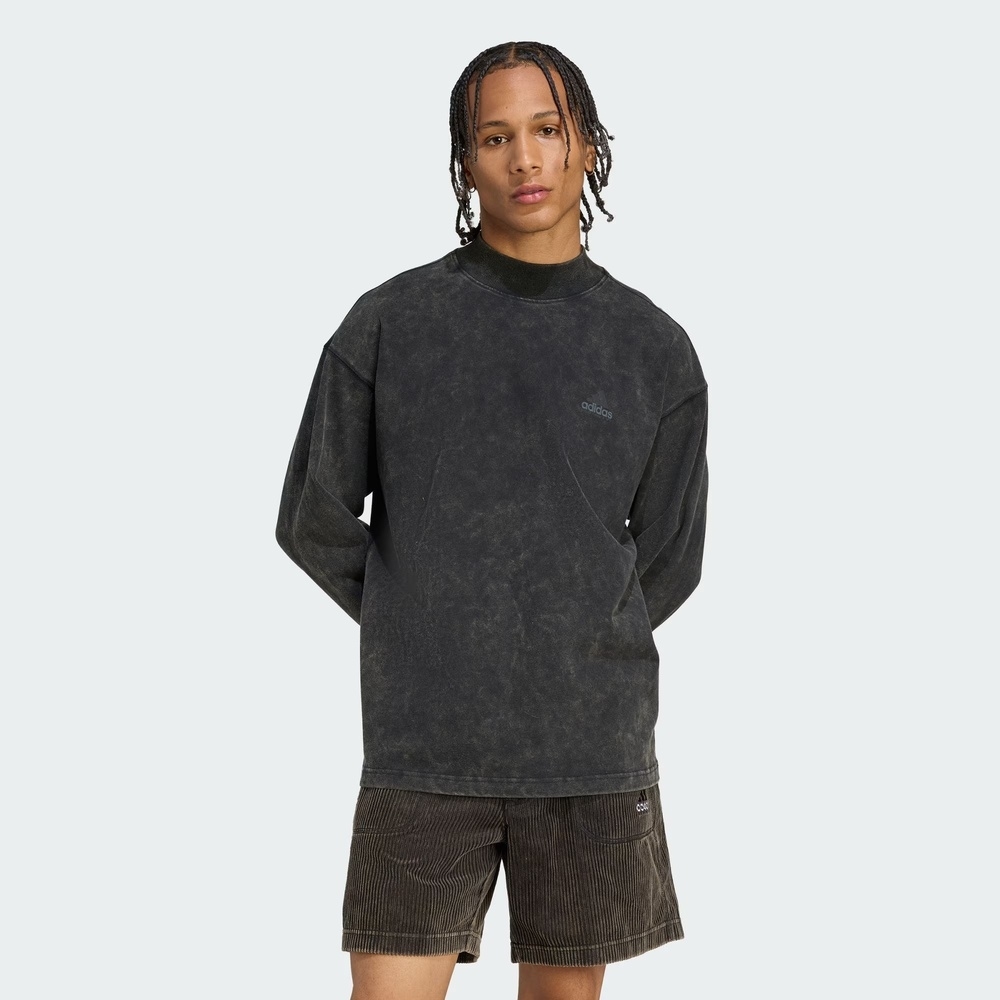 adidas Originals阿迪三叶草2025男子EQT GRAPHIC TEE针织无领长TJX1588