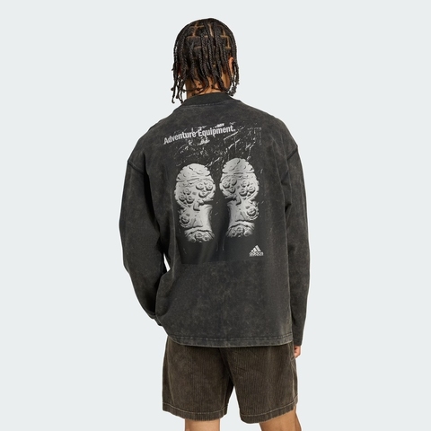 adidas Originals阿迪三叶草2025男子EQT GRAPHIC TEE针织无领长TJX1588