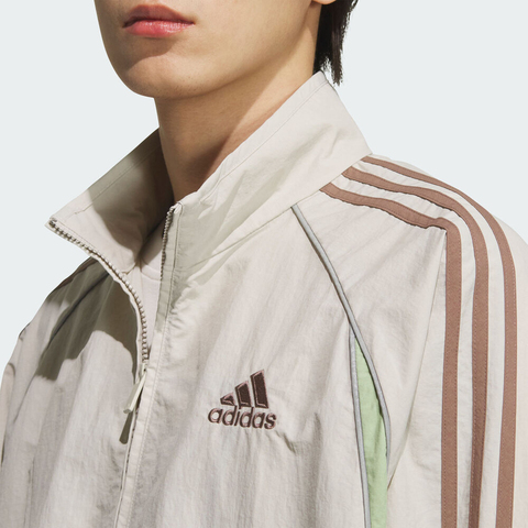 adidas Originals阿迪三叶草2025男子TEAMGEIST TT梭织无帽外套KE5846