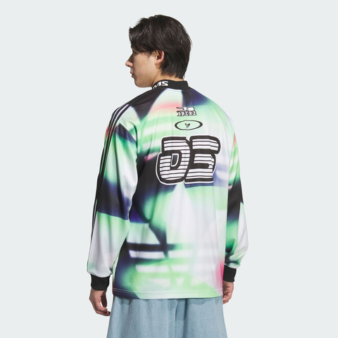 adidas Originals阿迪三叶草2025男子MOTO JERSEY AOP针织无领长TKH1466