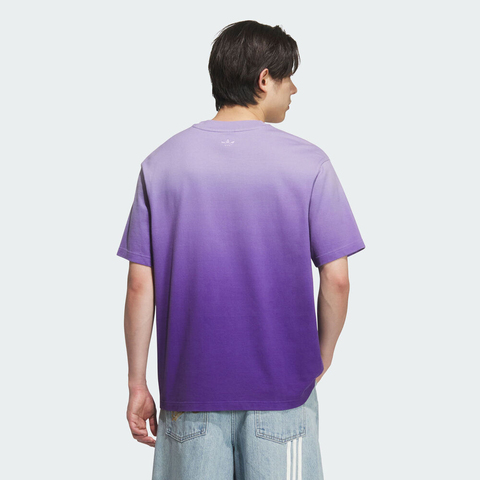 adidas Originals阿迪三叶草2025男子DIP DYE TEE SS针织无领短TKH1076