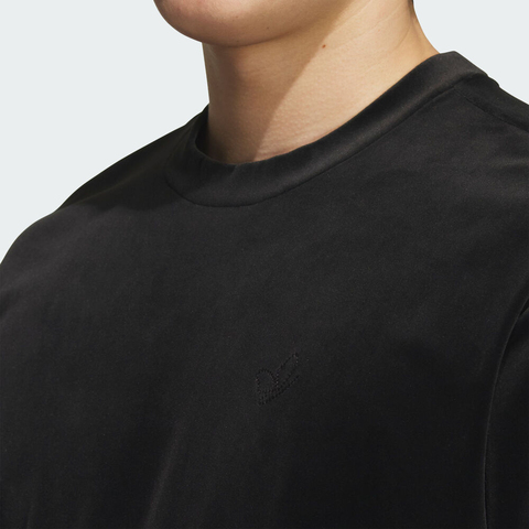 adidas Originals阿迪三叶草2025男子VELVET TEE SS针织无领短TKH3923