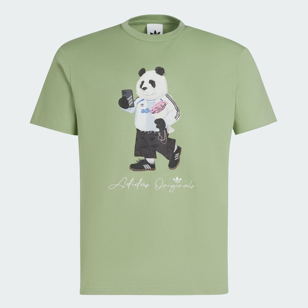 adidas Originals阿迪三叶草2025男子DOROPHY TEE 3针织无领短TIB7068