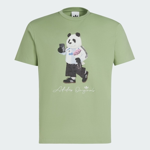 adidas Originals阿迪三叶草2025男子DOROPHY TEE 3针织无领短TIB7068