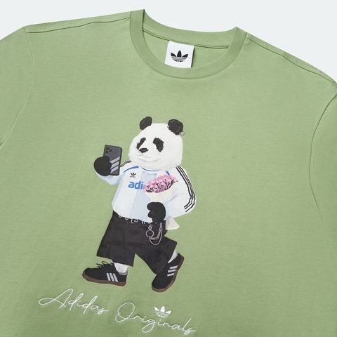 adidas Originals阿迪三叶草2025男子DOROPHY TEE 3针织无领短TIB7068