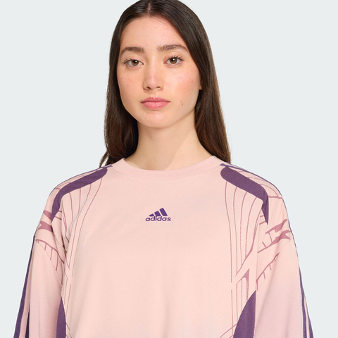 adidas Originals阿迪三叶草2025女子OVZD TEE针织无领短TKE9808
