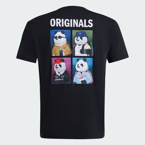 adidas Originals阿迪三叶草2025男子DOROPHY TEE 2针织无领短TIB7063