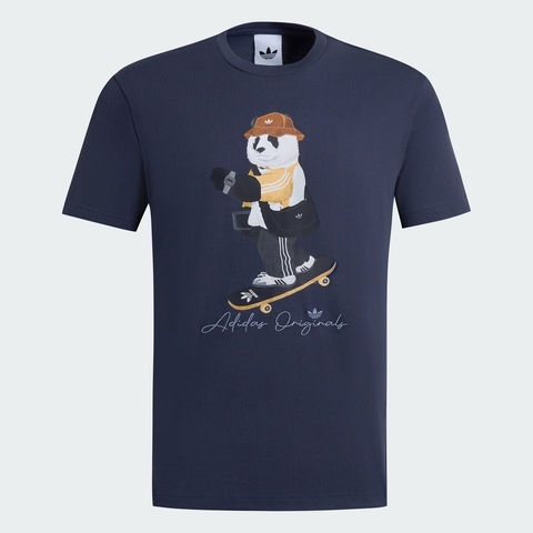 adidas Originals阿迪三叶草2025男子DOROPHY TEE 3针织无领短TIB7069