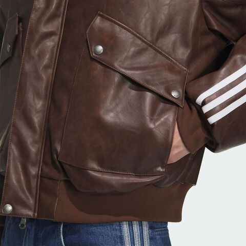 adidas Originals阿迪三叶草2025男子NEW PU PAD JKT薄棉服KF3692