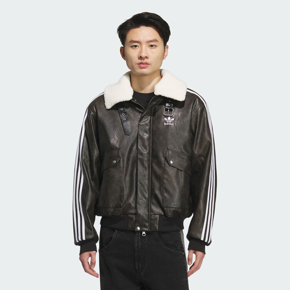adidas Originals阿迪三叶草2025男子NEW PU PAD JKT薄棉服KF3691