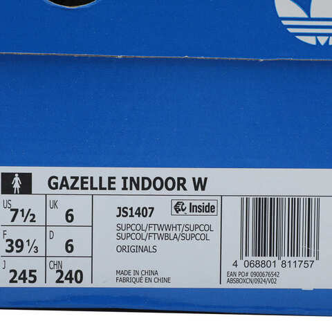 adidas Originals阿迪三叶草2025中性GAZELLE INDOOR WORI-CLASSICJS1407