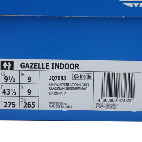 adidas Originals阿迪三叶草2025中性GAZELLE INDOORORI-CLASSICJQ7083