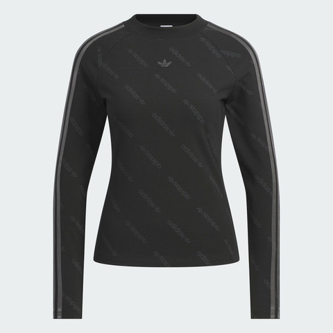 adidas Originals阿迪三叶草2025女子TIGHT TEE LS针织无领长TKS6109