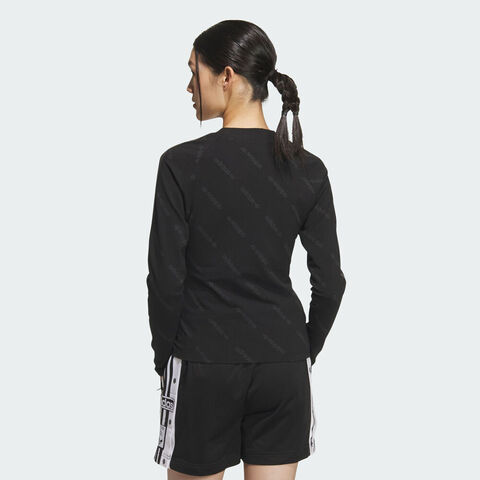 adidas Originals阿迪三叶草2025女子TIGHT TEE LS针织无领长TKS6109