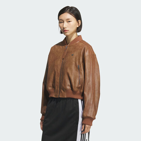 adidas Originals阿迪三叶草2025女子WJ PU PAD W薄棉服KC2655