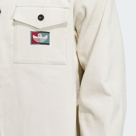 adidas Originals阿迪三叶草2025男子SHMOO CORD SHIR针织长袖衬衫JX5443