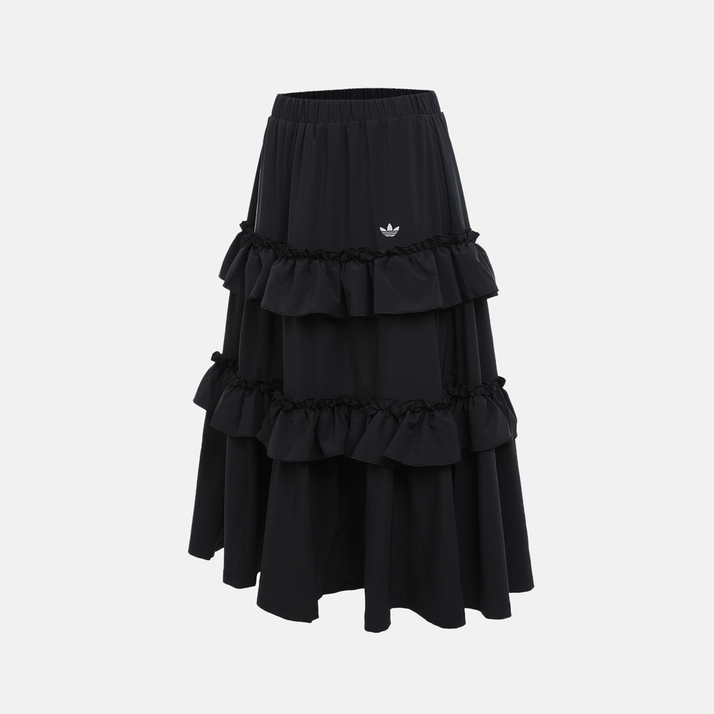 adidas Originals阿迪三叶草2025女子OTT LONG SKIRT梭织长裙KQ6505