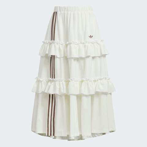 adidas Originals阿迪三叶草2025女子OTT LONG SKIRT梭织长裙KQ6506