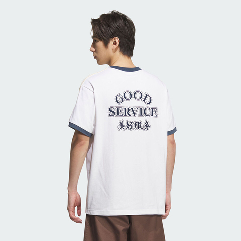 adidas Originals阿迪三叶草2025男子SS TEE针织无领短TKT0841