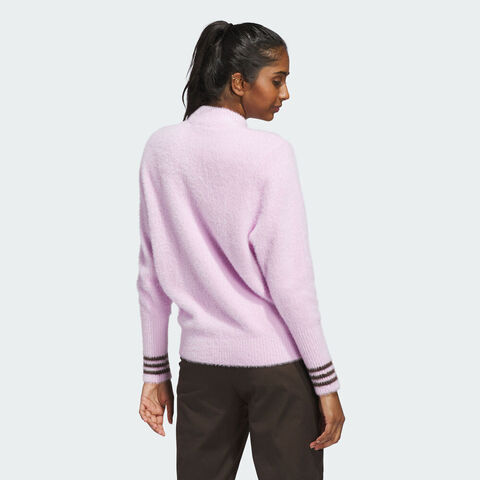 adidas Originals阿迪三叶草2025女子S Nvlty Swtr W毛线套头衫JN9747