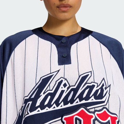 adidas Originals阿迪三叶草2025女子JERSEY针织无领短TKC6288