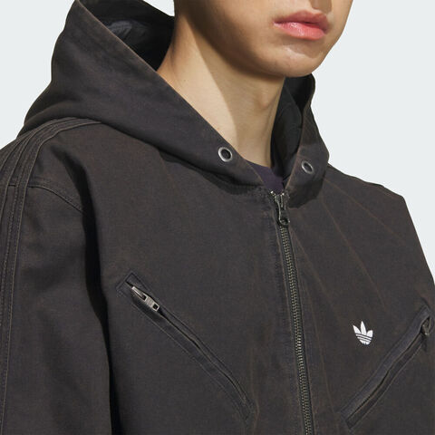 adidas Originals阿迪三叶草2025男子PRE ESS JKT PAD薄棉服KC2640