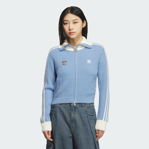 adidas Originals阿迪三叶草2025女子IH FF JKT W毛线开衫KF0719