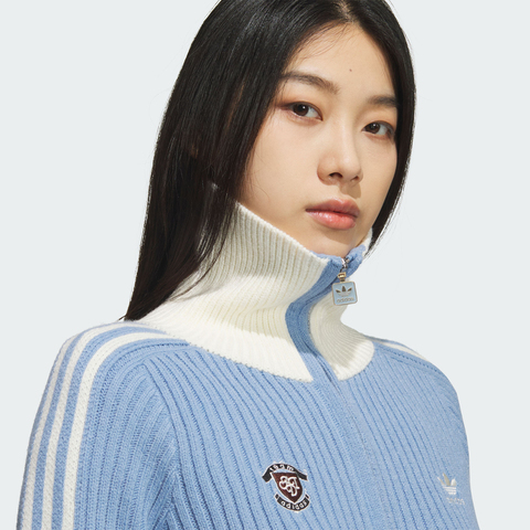 adidas Originals阿迪三叶草2025女子IH FF JKT W毛线开衫KF0719