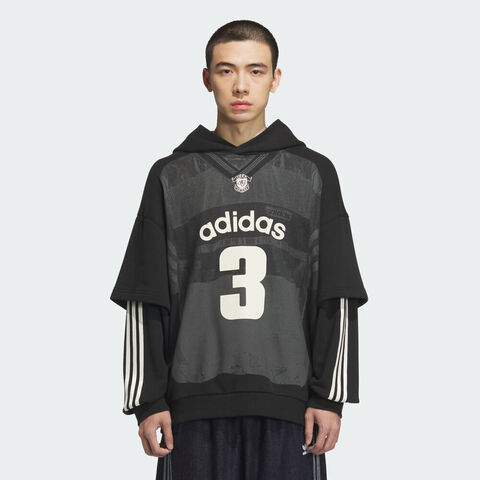 adidas Originals阿迪三叶草2025男子IH HOODIE M针织连帽卫衣KC2607