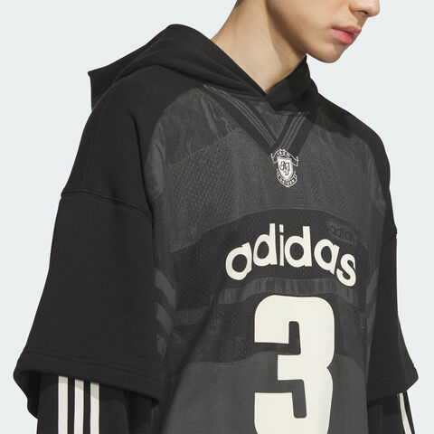 adidas Originals阿迪三叶草2025男子IH HOODIE M针织连帽卫衣KC2607