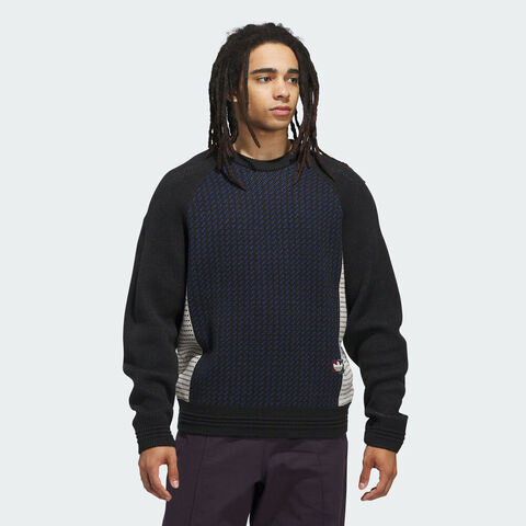 adidas Originals阿迪三叶草2025男子SHMOO FF SWEAT毛线套头衫JX5442