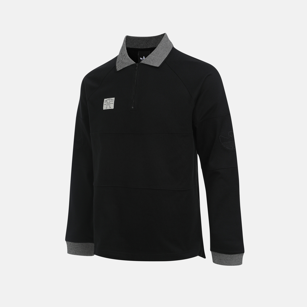 adidas Originals阿迪三叶草2025男子SHMOO H RUGBY针织有领长TJW5202