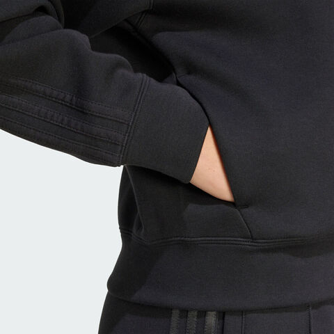 adidas Originals阿迪三叶草2025女子SPACER 3S FZ针织连帽卫衣JY2619