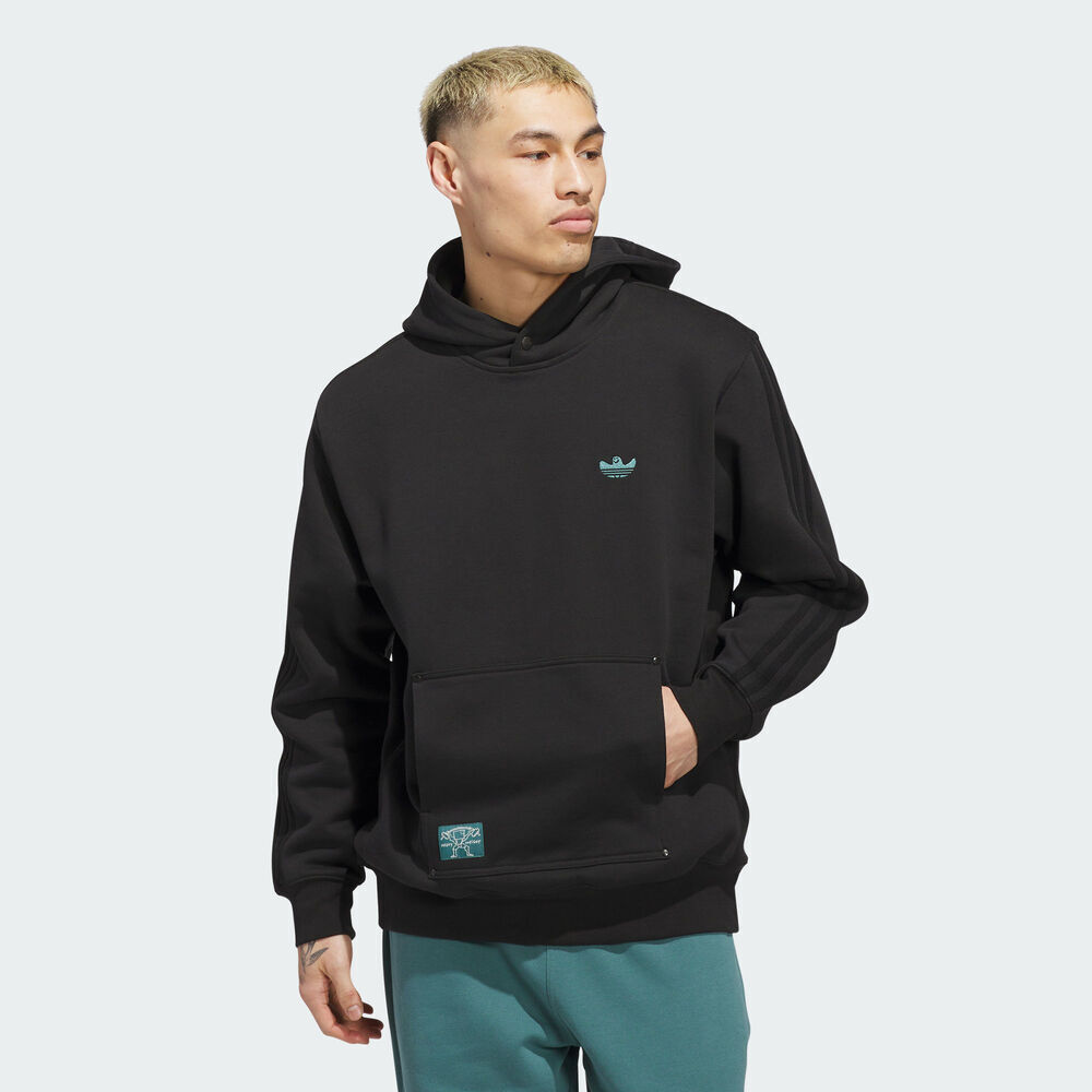 adidas Originals阿迪三叶草2025男子SHMOO H HOOD针织连帽卫衣JX5445