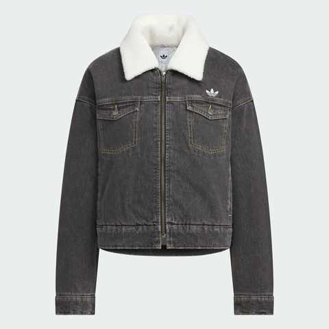 adidas Originals阿迪三叶草2025女子FEMME DENIM PAD薄棉服KB5449