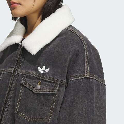 adidas Originals阿迪三叶草2025女子FEMME DENIM PAD薄棉服KB5449