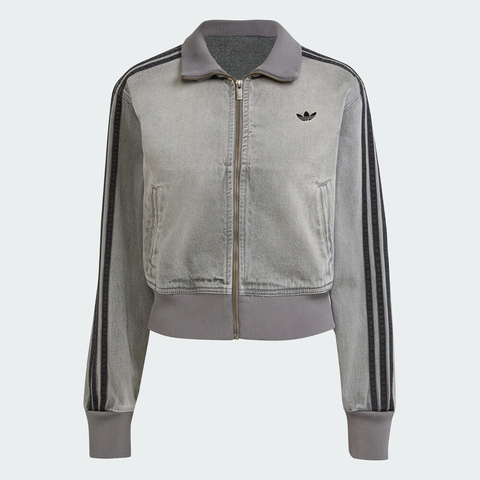 adidas Originals阿迪三叶草2025女子DENIM TT牛仔外套JY2564