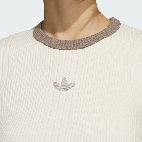 adidas Originals阿迪三叶草2025女子TIGHT TEE SS针织无领短TKS8494