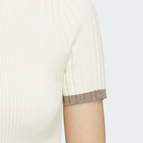 adidas Originals阿迪三叶草2025女子TIGHT TEE SS针织无领短TKS8494