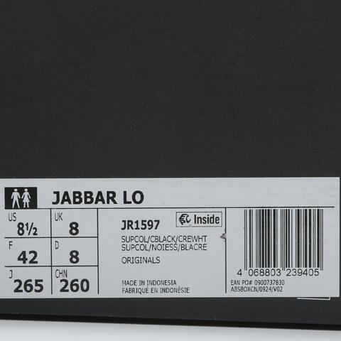 adidas Originals阿迪三叶草2025中性JABBAR LOENERGYJR1597