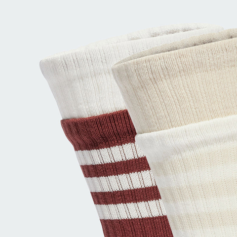 adidas Originals阿迪三叶草2025中性3S 2L CR S 2P中袜优惠装JX5198