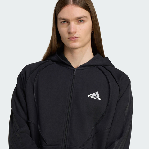 adidas Originals阿迪三叶草2025男子ADILENIUM TG HD针织连帽卫衣KF8527