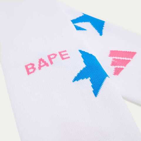 adidas Originals阿迪三叶草2025中性BAPE FB SOCKS长袜优惠装KB2208